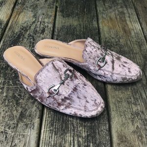 Merona Velvet Slip-On Flats